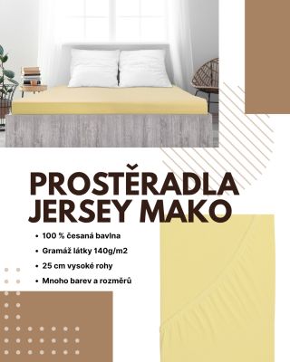 ✨MAKO prostěradla - kvalita, kterou si zamilujete. ✨ 👉Vyrobená ze 100% česané bavlny, s gramáží 140 g/m² pro dlouhou...