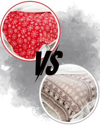 🎄Vánoční dilema roku! 🎄 Jste tým červená klasika ❤ nebo tým moderní šedá 🩶? 🧣 Obě deky vás zahřejí a vytvoří tu pravou...