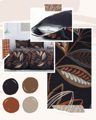 🔥Listopadový bestseller! 🔥 🧣Flanelové povlečení NOČNÍ LISTÍ v tmavé modré, hnědé a béžové barvě přináší klid a teplo do...